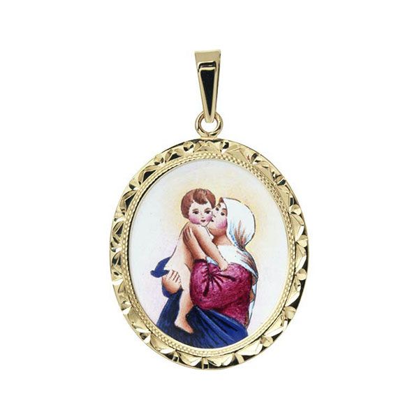 367R Madonna with Child Medal