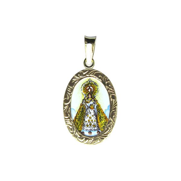 402R Our Lady of Manaoag medallion