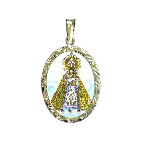 202R Our Lady of Manaoag medallion