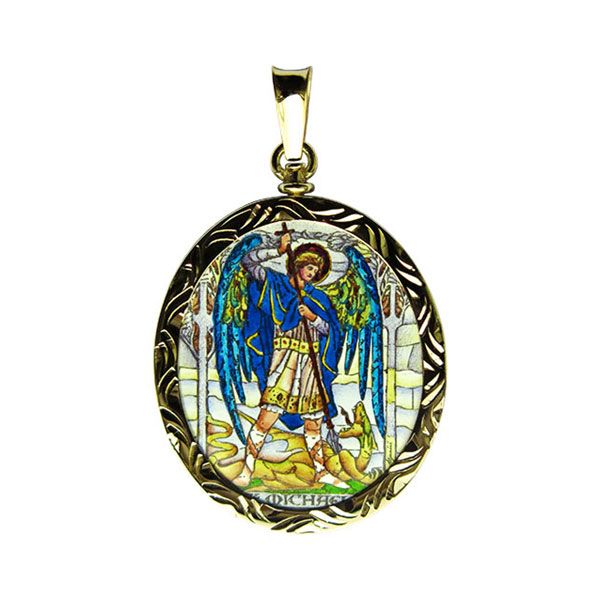 304-305R Archangels medallion side A Michael