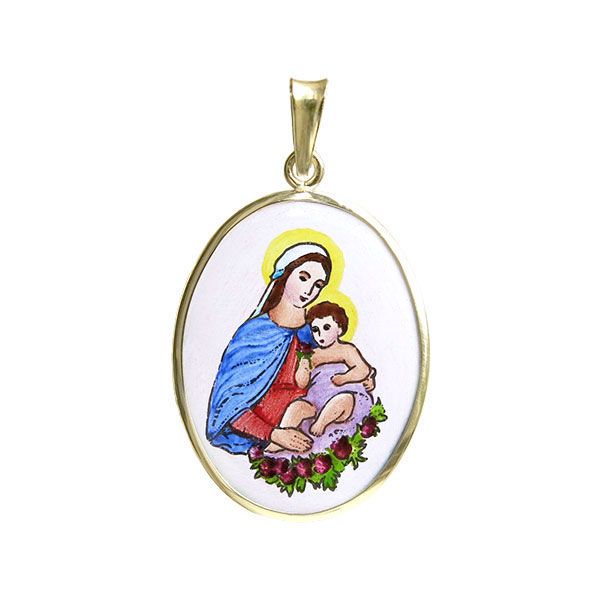 258H Madonna with Child Medal