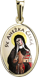 Medailon Svaté Anežky České