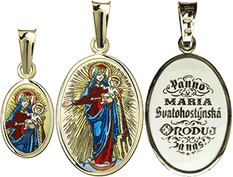 Medailony Svatohostýnské madony